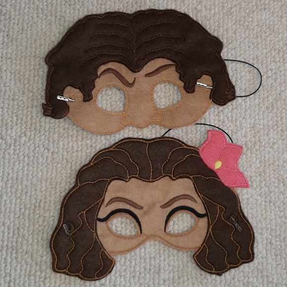 ❤ 🛍 4/$20 Moana & Maui felt masks - Picture 2 of 5